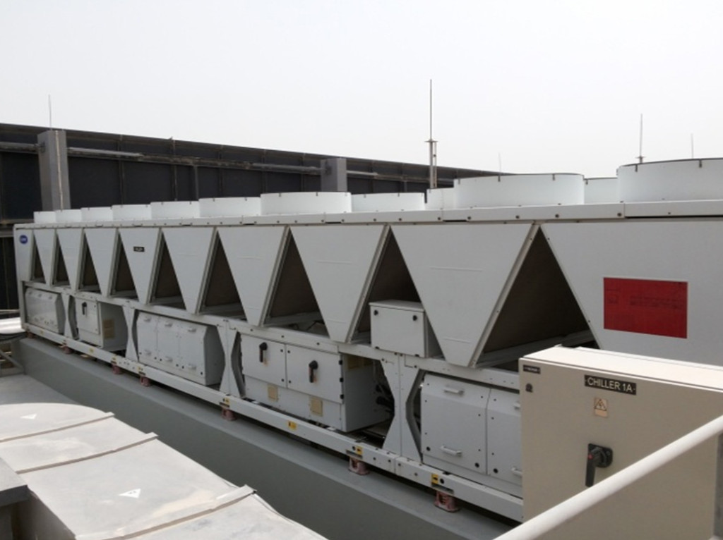 Design of chilled water supply system for executive jet terminal and